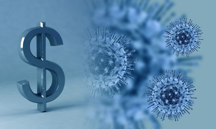 Koronavirus peníze