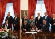 Podpis koaliční smlouvy