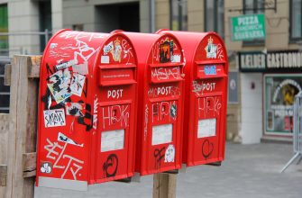 Dánská poštovní schránka