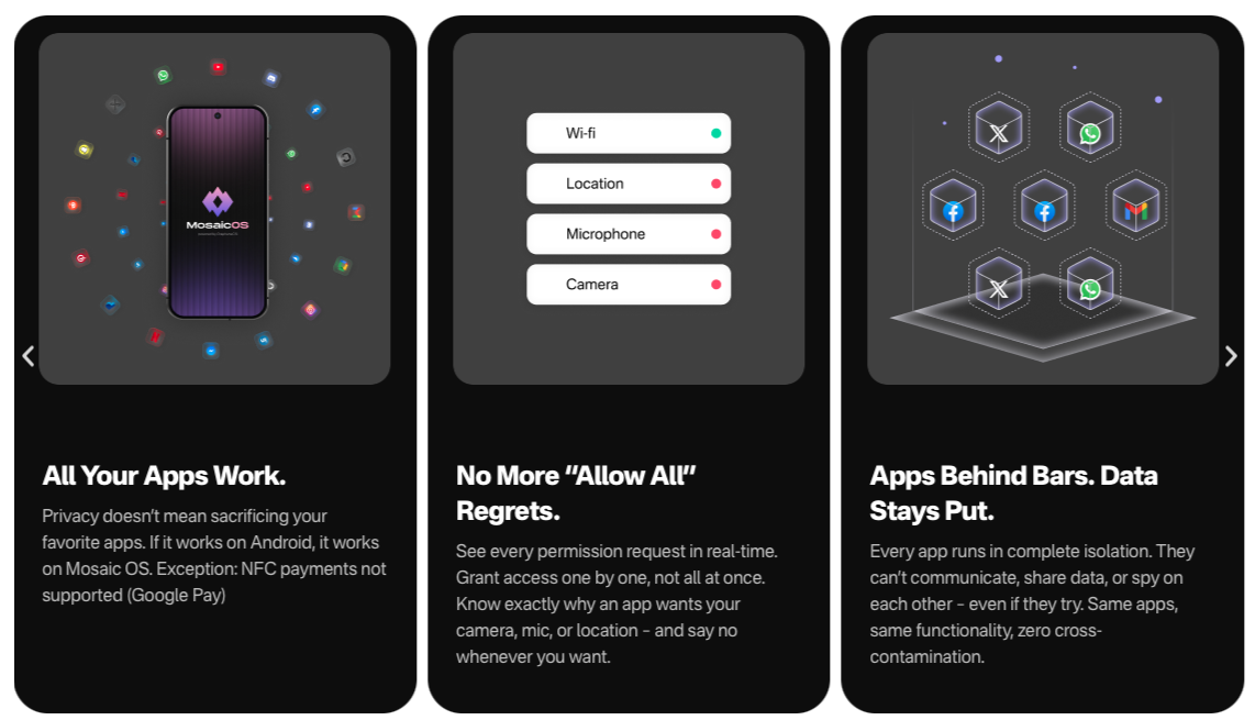 Mosaic | Epeníze Mosaic