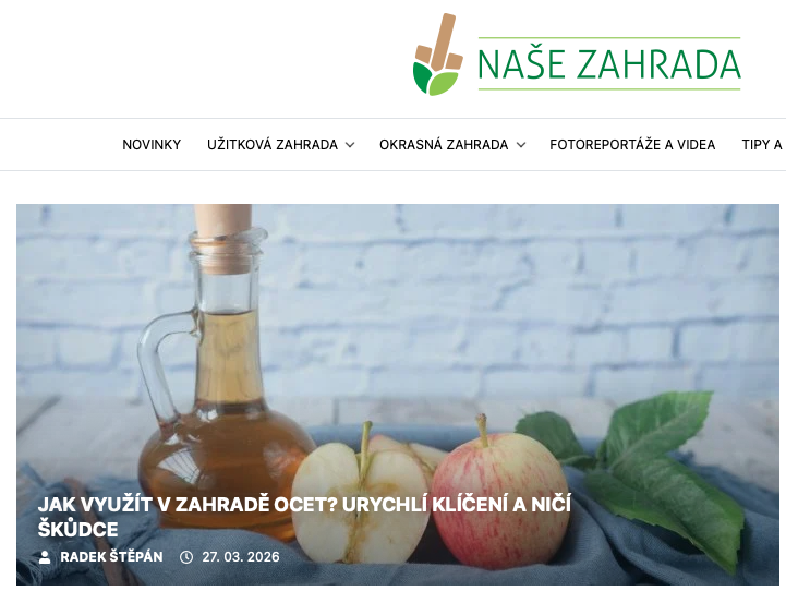 Naše zahrada | Epeníze Naše zahrada