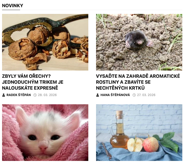 Naše zahrada | Epeníze Naše zahrada