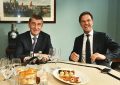 Andrej Babiš a Mark Rutte