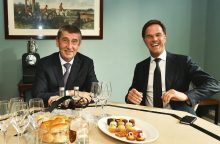 Andrej Babiš a Mark Rutte