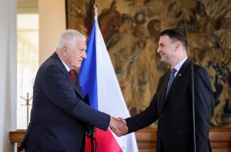 Petr Macinka a exprezident Václav Klaus